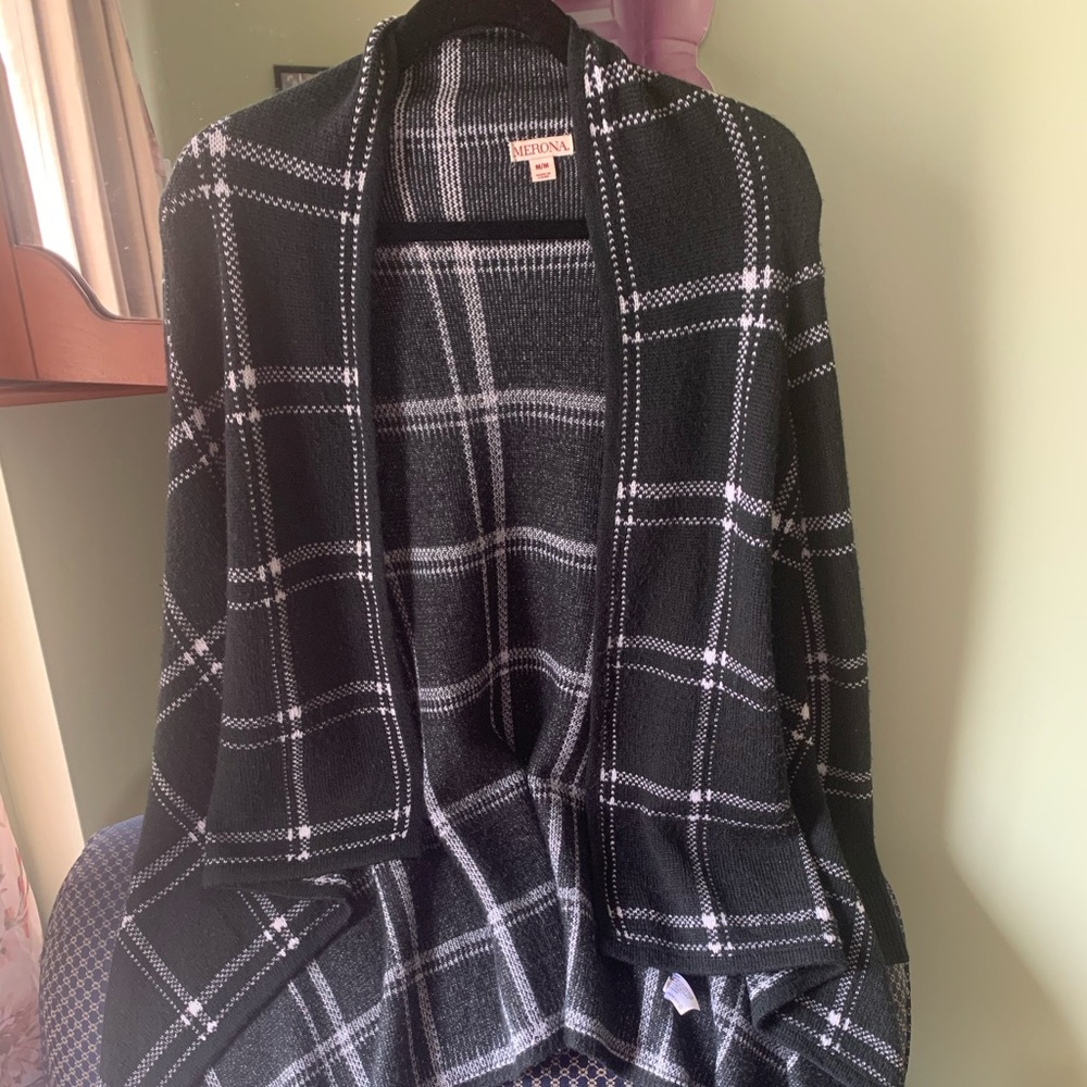 Black and White Cardigan